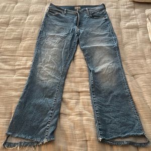 Mother Insider Crop Step Frey